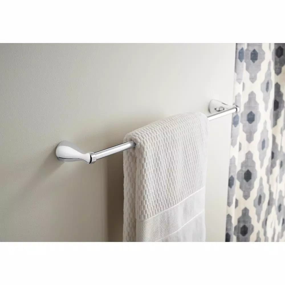Delta Foundations 24 in. Single Towel Bar, Polished Chrome