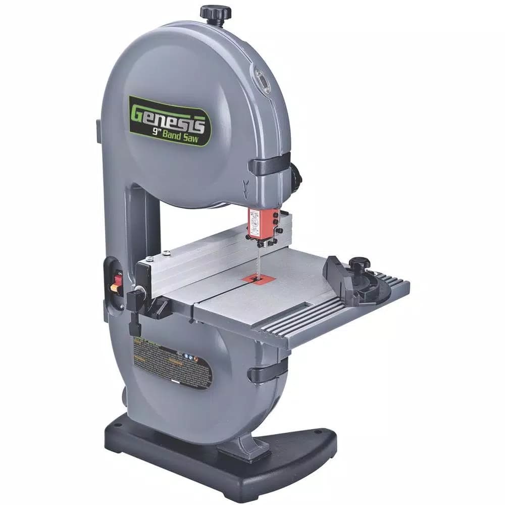 Genesis GBS900 9 in. Band Saw, 2.2 Amp Induction Motor, 45° Tilting Table