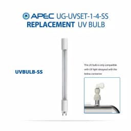 APEC Water Systems APEC Stainless Steel UV Ultra Violet Sterilizer Water Filter Cartridge Kit thumbnail 5