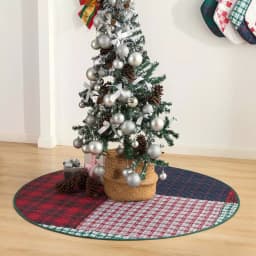 Country Living Knox Plaid 48 in. Quilted Microfiber Tree Skirt thumbnail 12