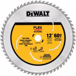 DEWALT FLEXVOLT 12 in. 60-Teeth Carbide-Tipped Miter Saw Blade thumbnail 1