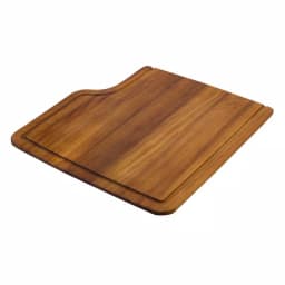 ALFI BRAND Iroko Wood Cutting Board - Large Rectangular Butcher Block for Chopping and Serving thumbnail 4