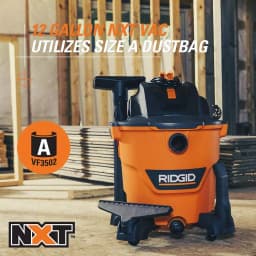 RIDGID 12 Gal. NXT 5.0 Peak HP Wet/Dry Shop Vacuum with 2.5 in. Locking Accessories thumbnail 13