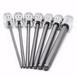 Husky 3/8 in. Drive SAE Long Ball Hex Bit Socket Set, 7-Piece thumbnail 3