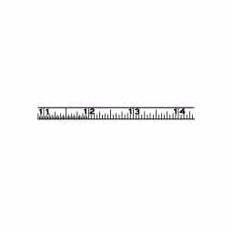 Lufkin Executive ThinLine 8 ft. Pocket Tape Measure, 1/4 in. Width, Chrome Finish thumbnail 2