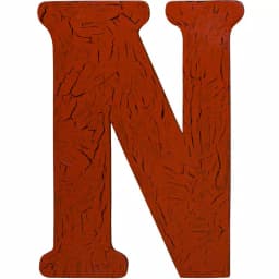 Jeff McWilliams Designs 15 in. Oversized Unfinished Wood Letter (N) - Industrial Style Wall Decor thumbnail 2