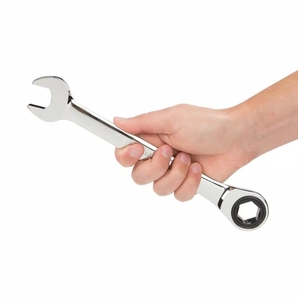 TEKTON 21 mm Ratcheting Combination Wrench, 6-Point Box End, 72-Tooth Gear