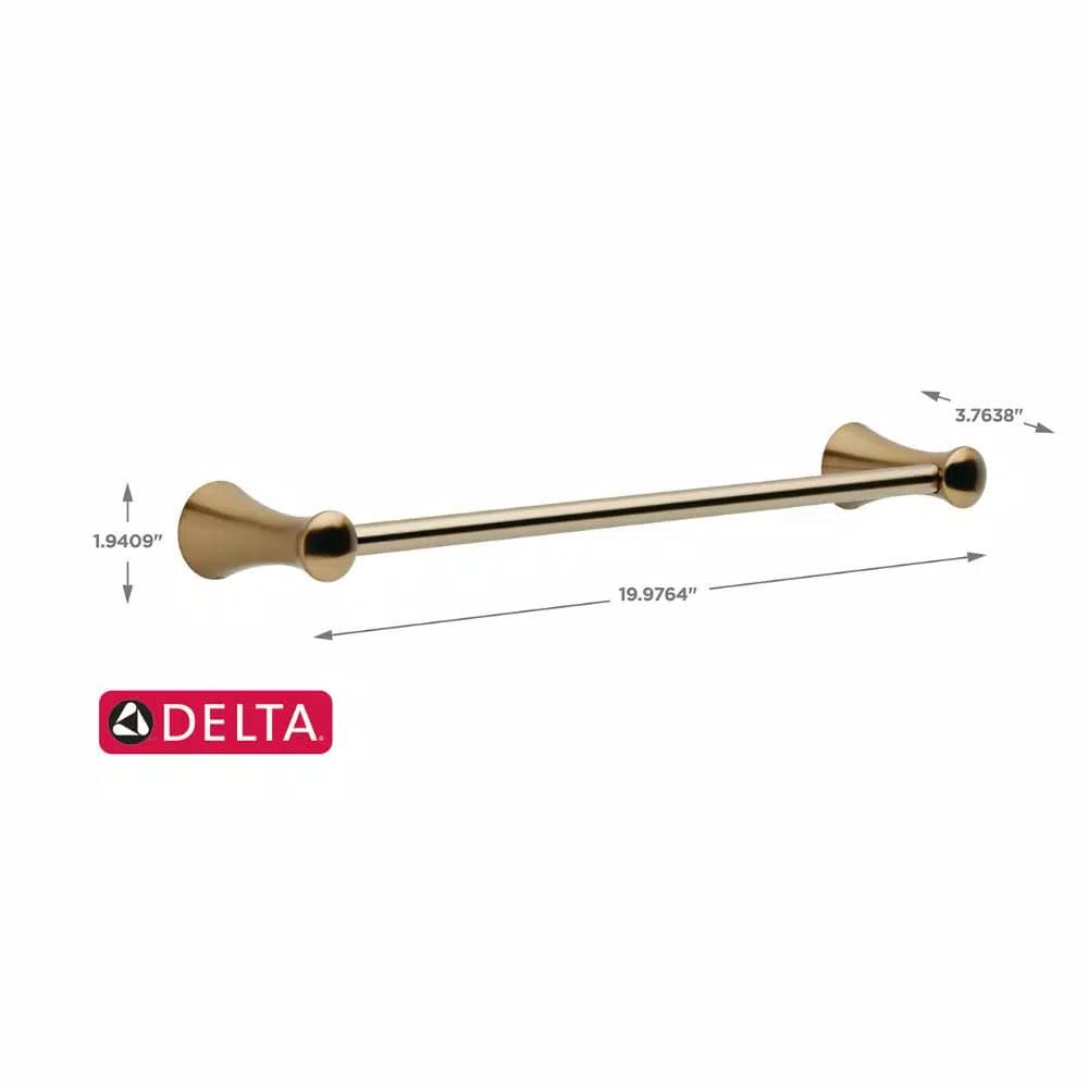 Delta Lahara 18 in. Towel Bar, Champagne Bronze