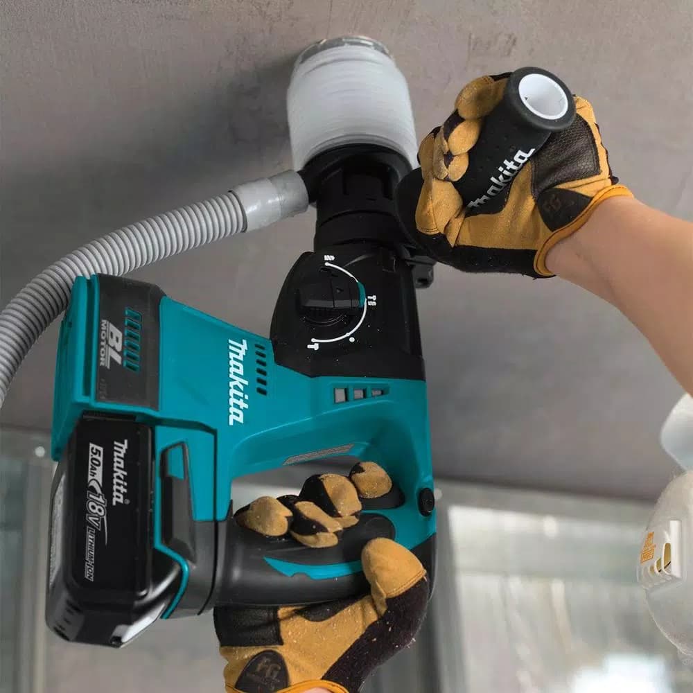 Makita 18V LXT Brushless SDS-Plus 1 in. Cordless Rotary Hammer Kit with (2) 5.0Ah Batteries & Charger