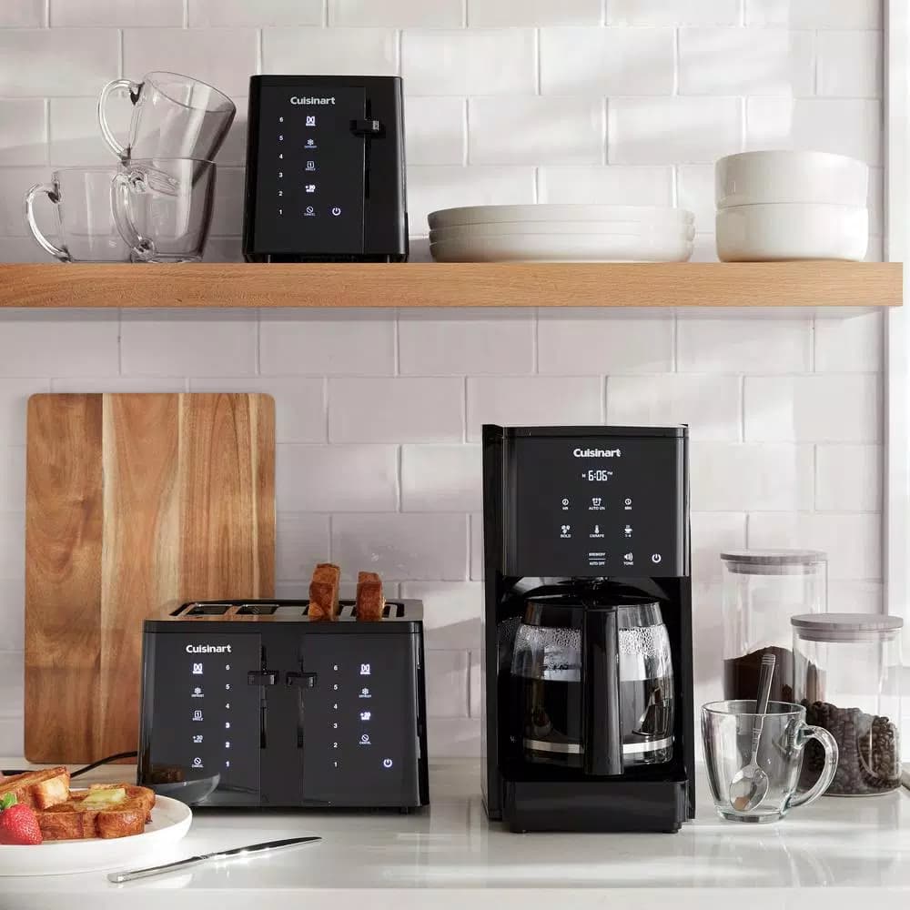 Cuisinart 14-Cup Black Drip Coffee Maker with Touchscreen Controls and PerfecTemp Technology