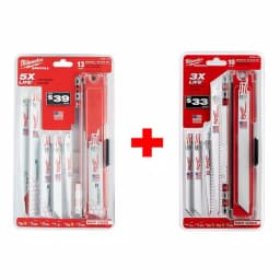 Milwaukee Sawzall Reciprocating Saw Blade Assortment Bundle, 23-Piece Set thumbnail 1
