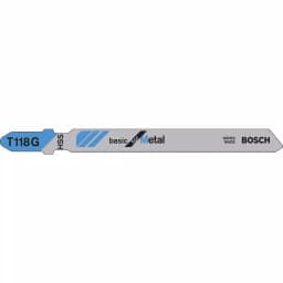 Bosch 3 in. 36 TPI High Speed Steel T-Shank Jigsaw Blades for Metal Cutting (5-Pack) thumbnail 1