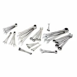 Husky 34-Piece Metric and SAE Ratcheting Wrench Set thumbnail 2