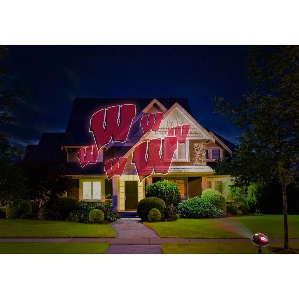 Unbranded Lite-Imation NCAA Wisconsin Badgers Team Pride LED Projector Light