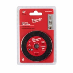 Milwaukee 3 in. Metal Cut-Off Wheels, 3-Pack thumbnail 1