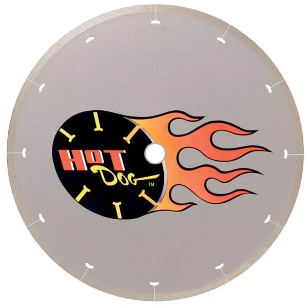 MK Diamond MK-225 10 in. Continuous Rim Diamond Blade for Wet Cutting Porcelain and Tile
