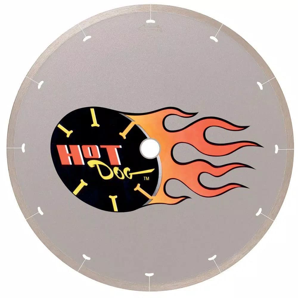 MK Diamond MK-225 10 in. Continuous Rim Diamond Blade for Wet Cutting Porcelain and Tile