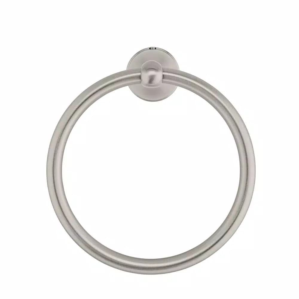 Glacier Bay Builders Hand Towel Ring, Brushed Nickel