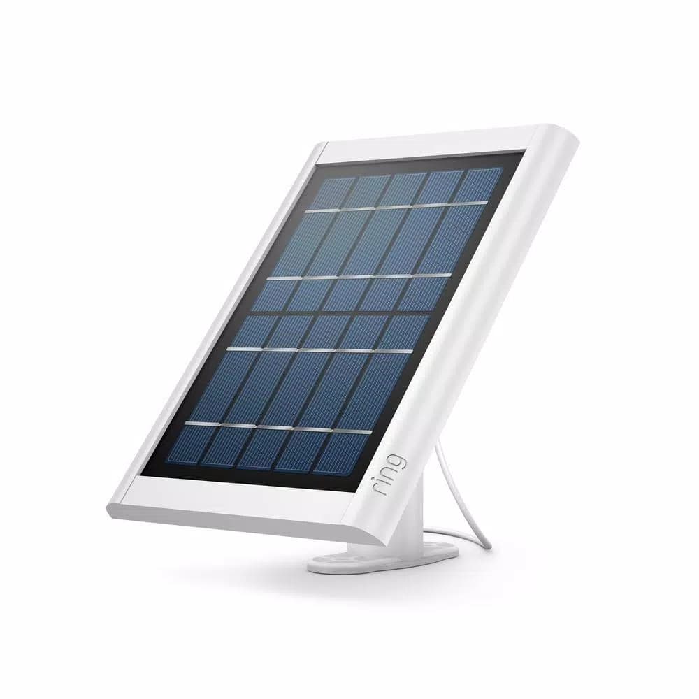 Ring Solar Panel for Spotlight Cam Battery and Stick Up Cam Battery, White