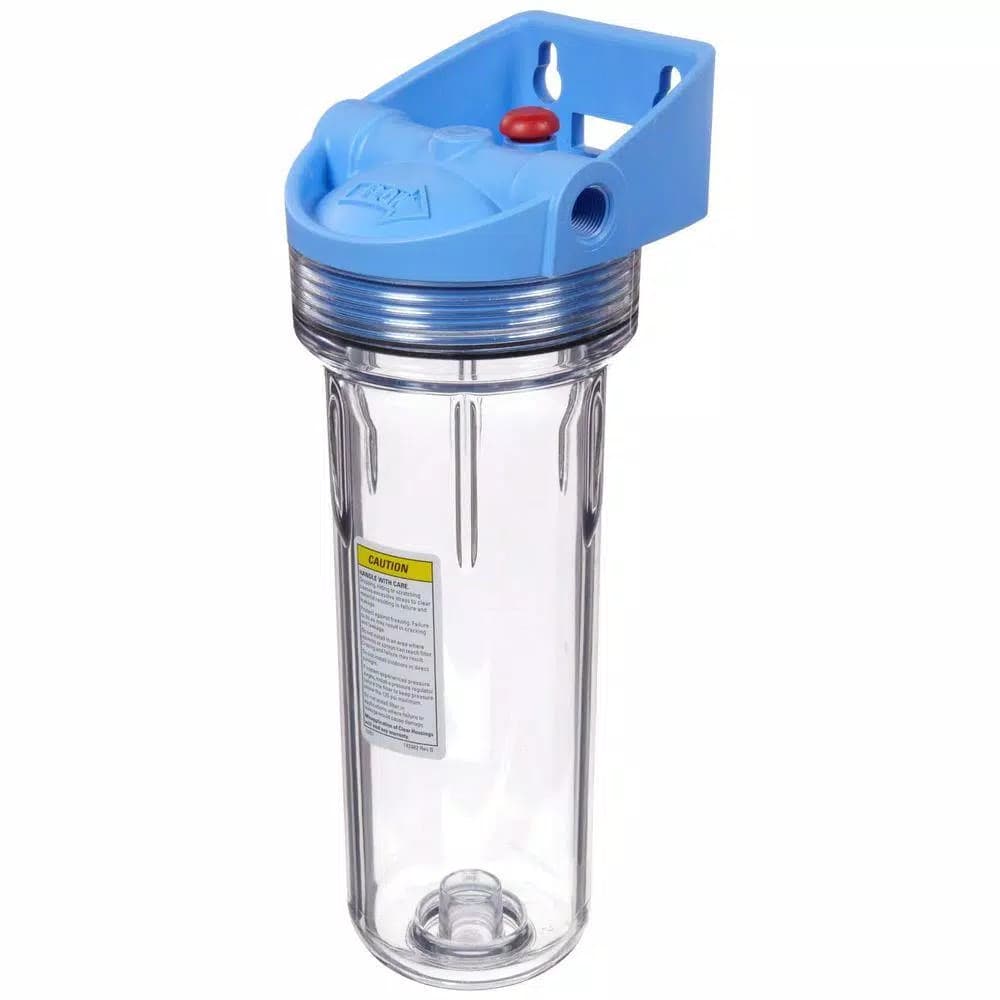 Pentek 158643 3/8 in. Slim Line 10 in. Filter Housing with Pressure Relief