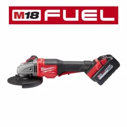 Milwaukee M18 FUEL 4-1/2 in. to 6 in. Brushless Cordless Angle Grinder Kit with Paddle Switch and Two 6.0 Ah Batteries thumbnail 9