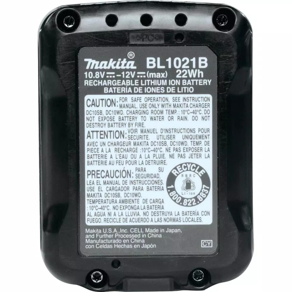 Makita 12V MAX CXT Lithium-Ion 2.0Ah Battery and Charger Starter Kit