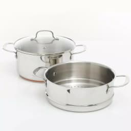 Oster Cuisine Kellerton 10-Piece Stainless Steel Cookware Set with Copper Accents thumbnail 7