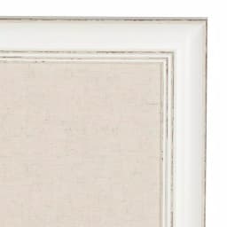 DesignOvation Macon Fabric Pinboard Memo Board - Framed White Linen Bulletin Board thumbnail 3