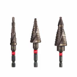 Milwaukee SHOCKWAVE Impact Duty Titanium Step Bit Kit, 3-Piece thumbnail 1