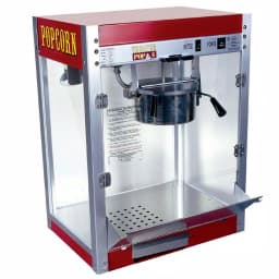 Paragon Theater Pop 6 oz. Red Stainless Steel Countertop Popcorn Machine thumbnail 1