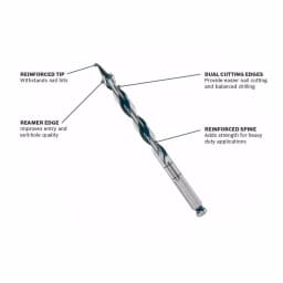 Bosch Daredevil 3/4 in. x 7-1/2 in. Tube Auger Bit thumbnail 3