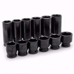 Husky 64-Piece 1/2 in. Drive SAE and Metric Impact Socket Set thumbnail 4