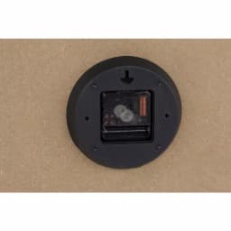 LITTON LANE 32 in. Round Rustic Black Iron and Wood Antique Roman Numeral Wall Clock thumbnail 5
