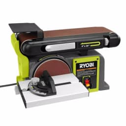 RYOBI 4 in. x 36 in. Belt and 6 in. Disc Sander, 120 V thumbnail 1