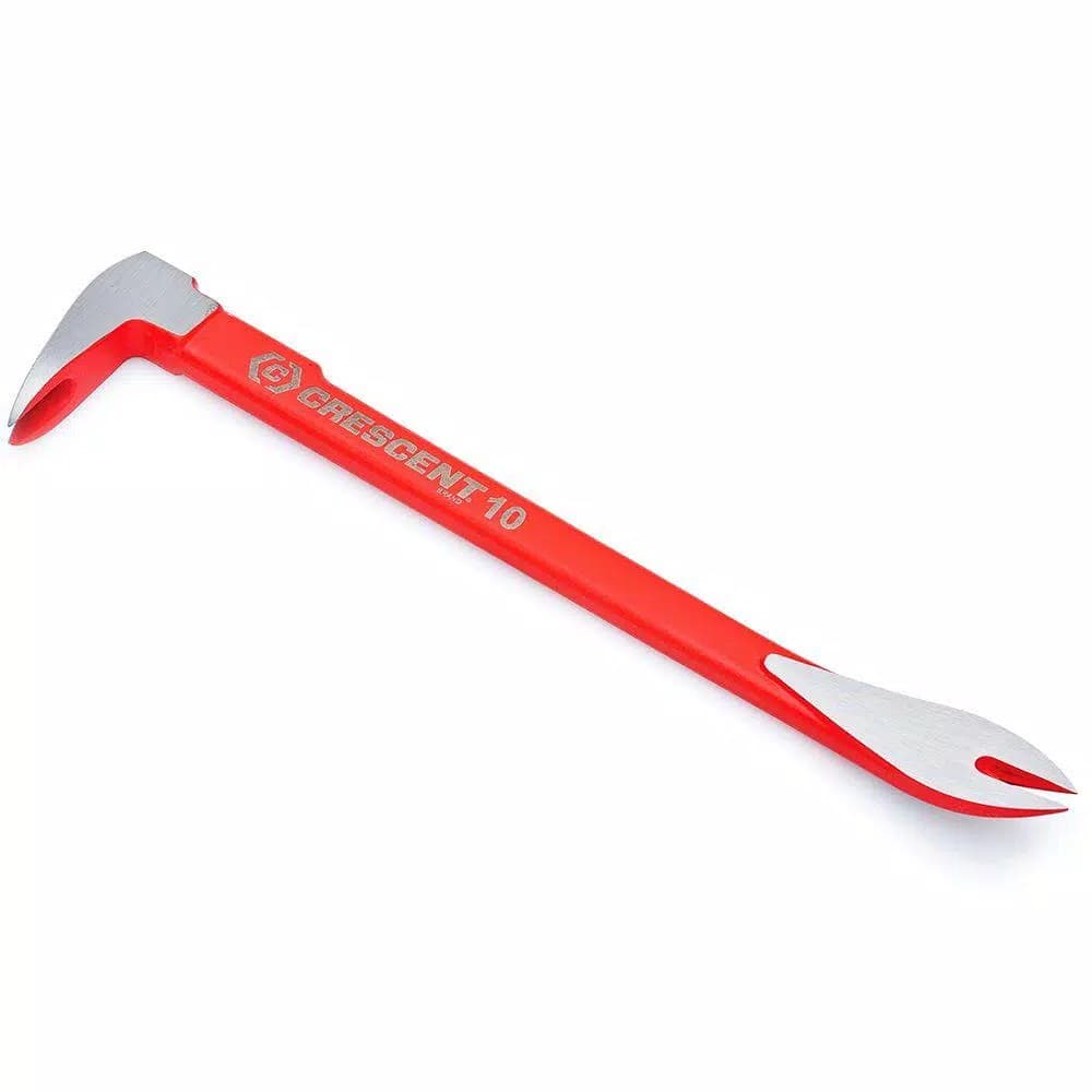 Crescent Code Red 10 in. Molding Removal Pry Bar with Nail Puller