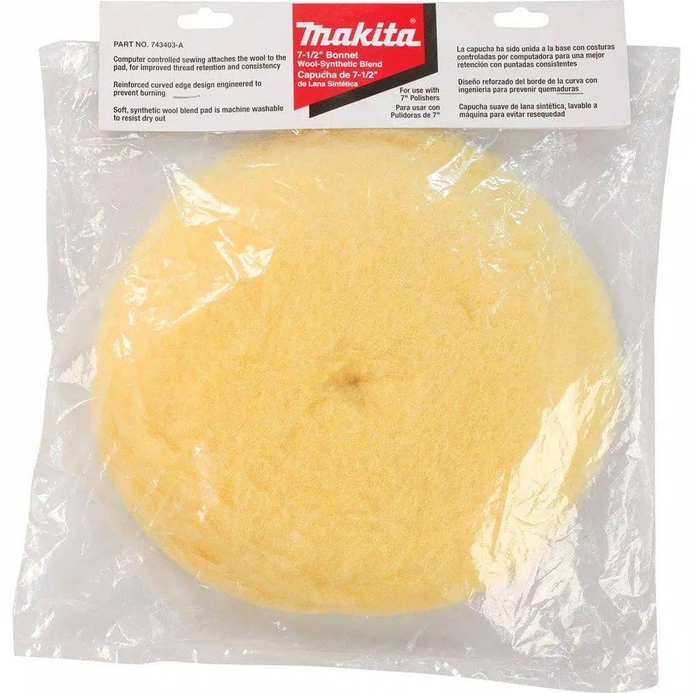 Makita Hook and Loop Polishing and Waxing Bonnet for 7 in. Polishers