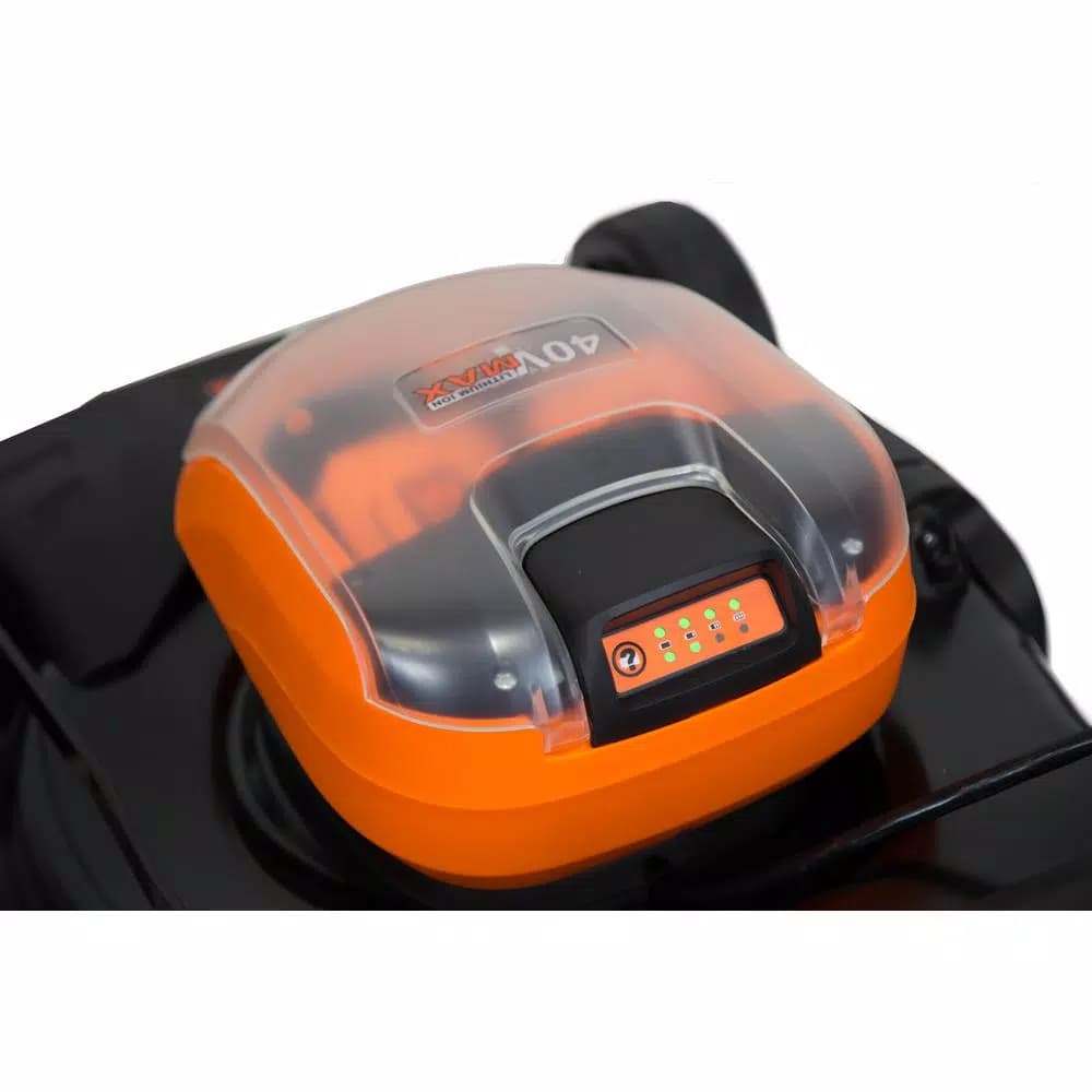 WEN 40V Max Cordless 21 in. 3-in-1 Walk Behind Push Lawn Mower with 2 Batteries and Charger