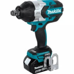 Makita 18V LXT Brushless 3/4 in. Square Drive High Torque Impact Wrench Kit with (2) 5.0Ah Batteries & Bag thumbnail 4