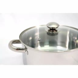 ExcelSteel 7-Piece Stainless Steel Cookware Set with Tempered Glass Lids - Induction Ready thumbnail 2