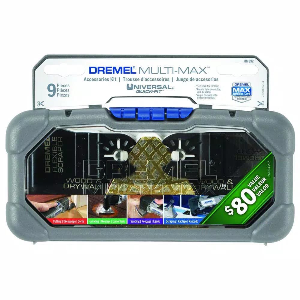 Dremel MM391 Multi-Max 9-Piece Oscillating Tool Cutting and Variety Accessory Kit