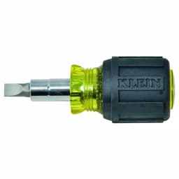 Klein Tools Stubby Multi-Bit Screwdriver and Nut Driver with Cushion Grip Handle thumbnail 1