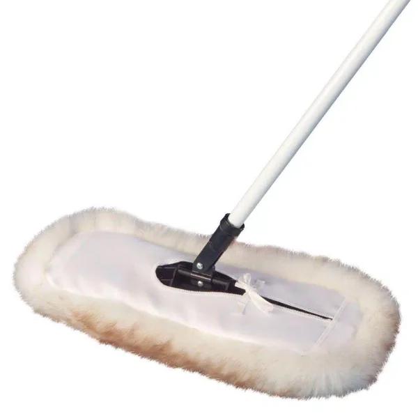 Wool Shop The Wool Shop 22 in. Lambs Wool Mega Mop with Steel Handle