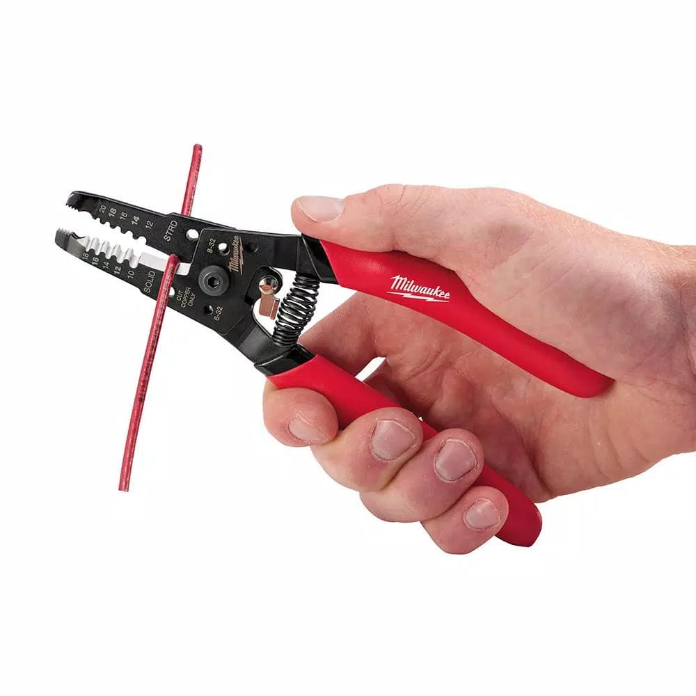 Milwaukee 48-22-6109 7 in. Wire Strippers with Swing-Lock Design