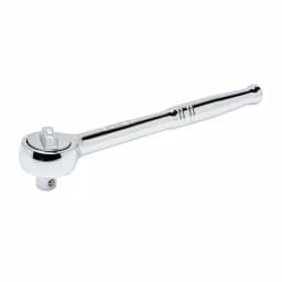 Husky 3/8 in. Drive Round Head Ratchet, 40-Tooth, Alloy Steel thumbnail 1