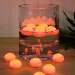 LUMABASE Orange Floating Blimp LED Lights, Waterproof Battery Operated Decorative Lights (12-Count) thumbnail 3