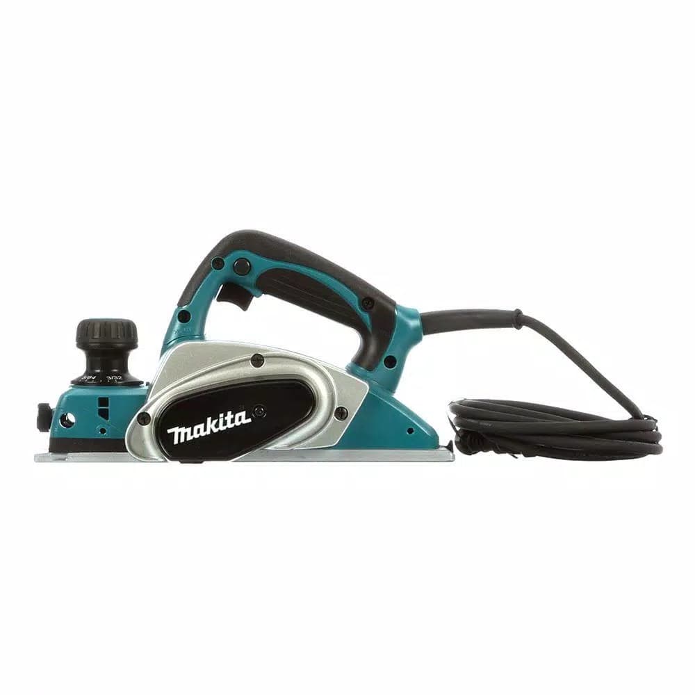 Makita 3-1/4 in. Corded Planer Kit with Blade Set and Hard Case, 6.5 Amp