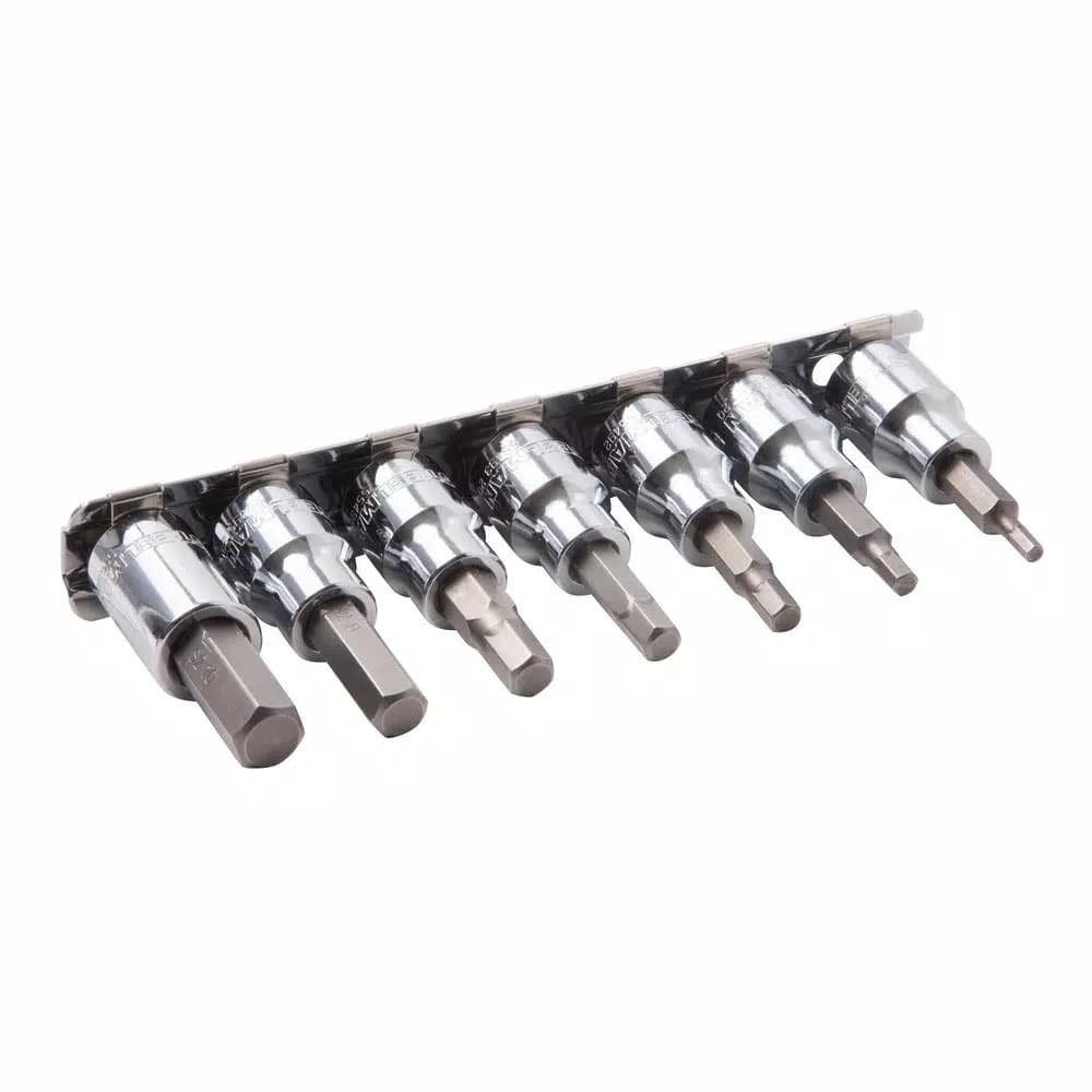 Steelman 7-Piece 3/8 in. Drive Metric Hex Bit Socket Set