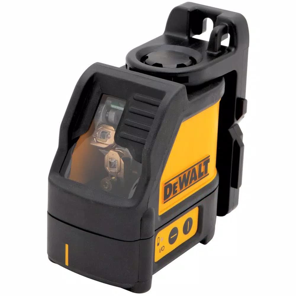 DEWALT DW088K Cross Line Laser Level Kit with Bonus 65 ft. Laser Distance Measurer