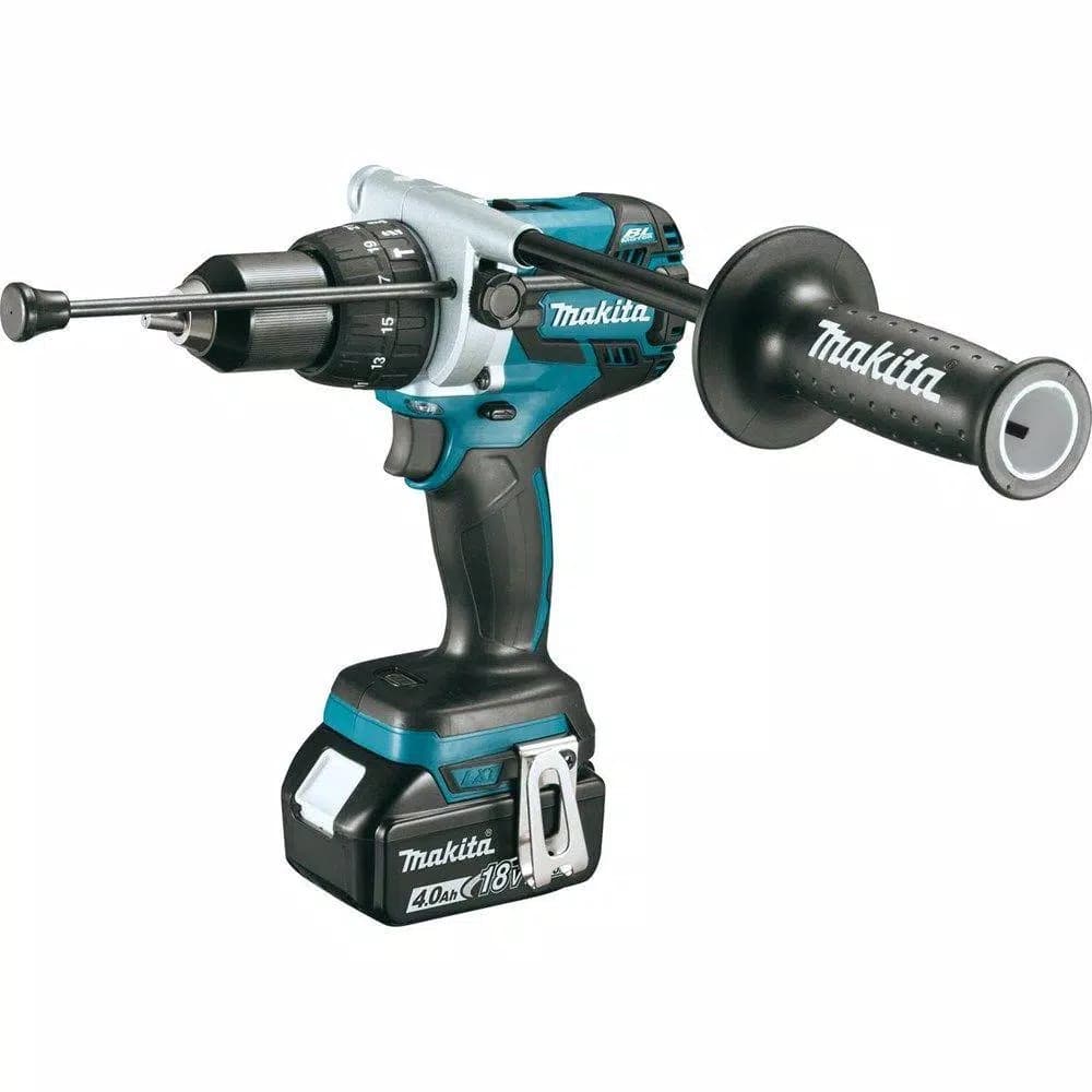 Makita 18V LXT Brushless 1/2 in. Cordless Hammer Drill Combo Kit with (2) 4.0Ah Batteries, Charger & Case