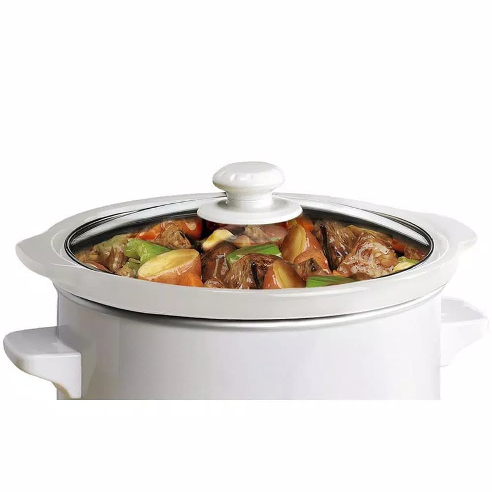 Brentwood Appliances SC-115W 1.5 Qt. Slow Cooker, White